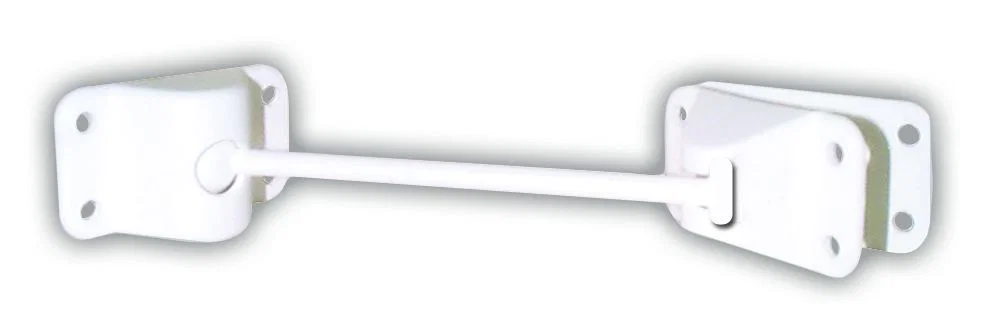 10482 – JR PRODUCTS Door Catch, Use For Variety Of Uses Ball End Style 10 Inch Length Polar White Plastic With Mounti...